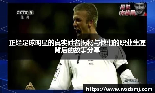 正经足球明星的真实姓名揭秘与他们的职业生涯背后的故事分享